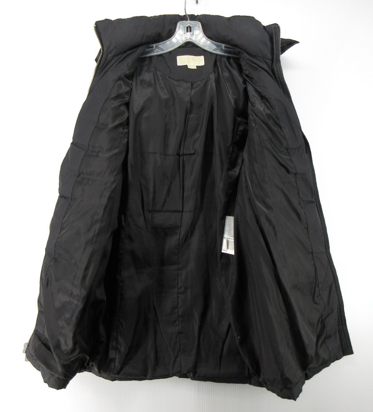 Michael Kors Jacket Women XS Black Down Puffer Coat Quilted Hoodie Insulated * thumbnail 11