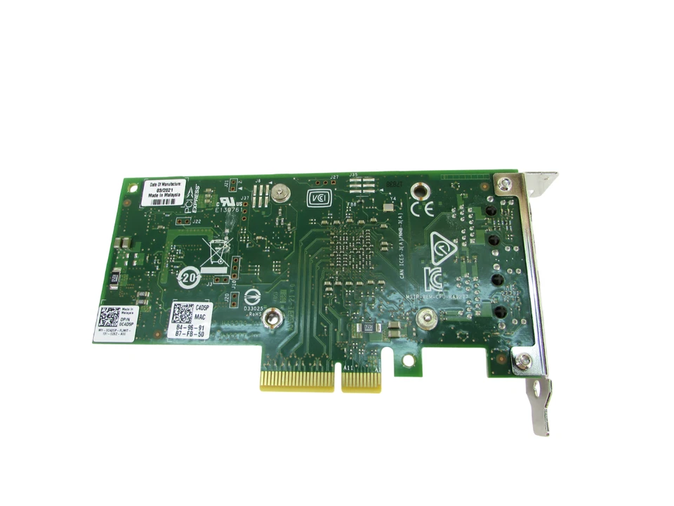 Intel X550-T2 2x10GbE BASE-T PCIe 3.0 Network Card Adapter 4V7G2 C4D5P - Image 3 of 3