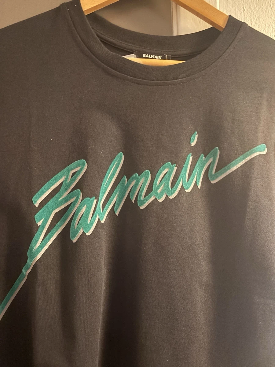 Preços baixos em Balmain Algodão Camisetas manga longa para Homens