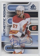 2022 Upper Deck SP Game Used Authentic Rookies Blue Nick DeSimone #214 Auto 1kx2