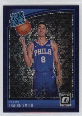 2018 Donruss Optic Rated Rookie Fast Break Purple Prizm 38/95 Zhaire Smith 0v3r
