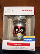NEW 2025 HALLMARK  MARVEL DEADPOOL HEADPOOL CHRISTMAS ORNAMENT