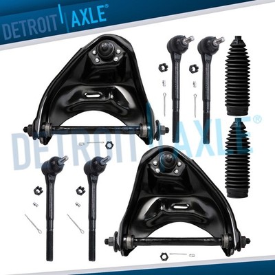 2WD Front Upper Control Arms Ball Joint Tie Rod Kit for S10 Blazer S15 GMC Jimmy
