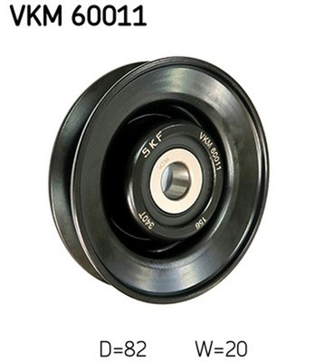 SKF Umlenkrolle Keilriemen VKM 60011 82mm für DAEWOO LANOS KLAT 16V