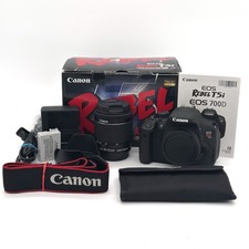 Canon EOS Rebel T5i 18.0MP Digital DSLR Camera w/ 18-55mm Lens, Box, Extras