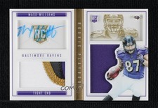 2015 Playbook Rookies Booklet Gold Signatures 38/99 Maxx Williams #81 Auto 3hd