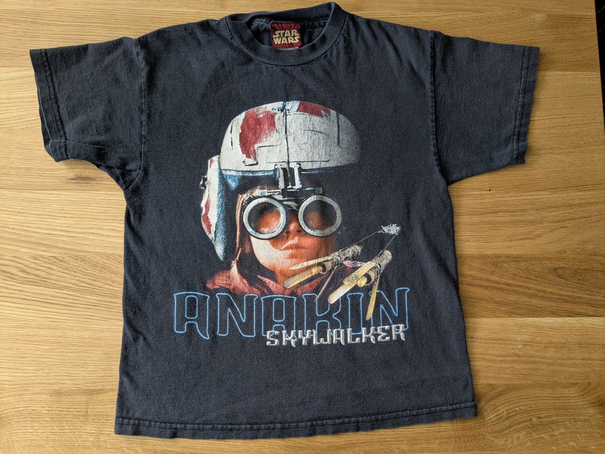 Vintage 1999 Anakin Skywalker Star Wars Child's T-Shirt Size 6/7