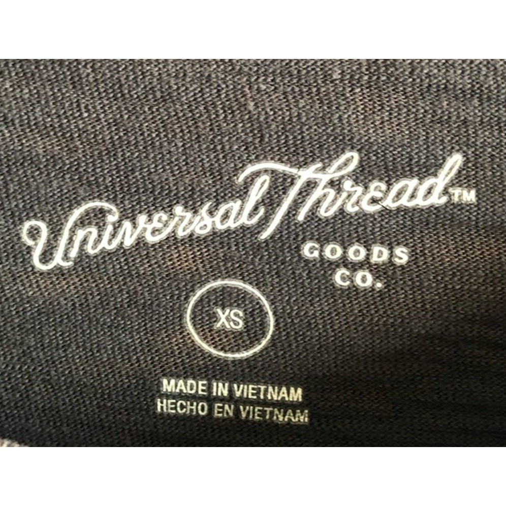 Universal Thread Gray Ruffle Cap Sleeve Knit Shif… - image 2