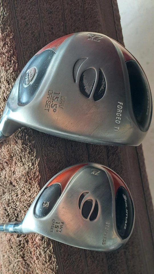 Golf Set ORLIMAR ZX 2 Clubs Driver 15.5 Wood #5 19 RH Graphite Regular Flex - Image 3 of 4