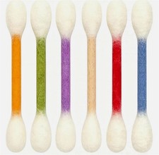 6 PCS Cotton Swabs Cat with Catnip Cat Tip Toy Kitten Teething Chew Toy US