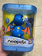 Shoyru Neopets Voice Activated Pet Blue Dragon Think Way Toy Figure Vintage 2003