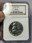 1953 Franklin Half Dollar NGC PF64