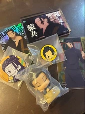 Acrylic Stand Figure & Badge Set, Postcards MINT Condition,