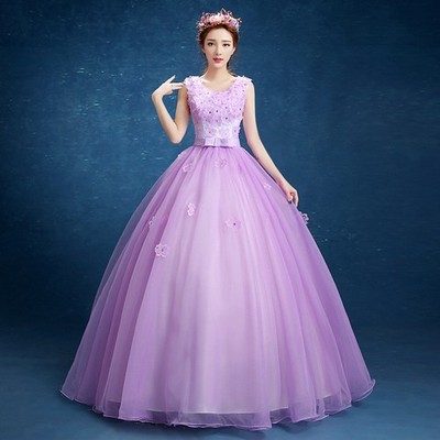Edel Abendkleider Cocktailkleid Ballkleider Party Aufführun Tutu Kleider QYHS113