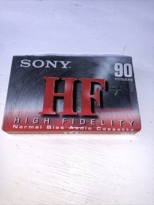Sony HF 90 Normal Bias Blank Audio Cassette - 90min NEW FACTORY SEALED