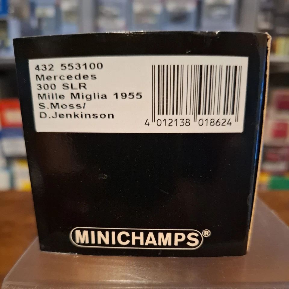 Minichamps 400 553100 MERCEDES 300 SLR Millie Miglia 1955 S. Moss / D. Jenkinson Foto 4 de 4