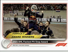 2022 Topps Formula 1 #194 2021 DHL Fastest Pit Stop Award
