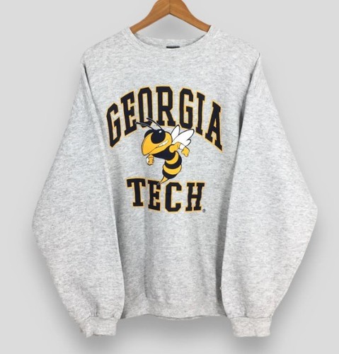 Vtg 90s Georgia Tech Sweatshirt Retro College Crewneck
