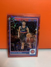 2023-24 Panini Nba Hoops Premium Stock -Quentin Grimes #216 Red Disco Prizm /149