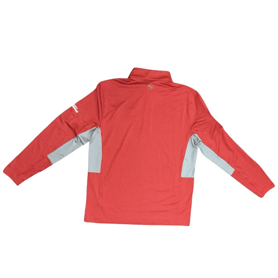 Nuevo Pullover Puma Pure 2.0 Golf 1/4 Cremallera Carmesí Oscuro Talla Mediana. Emilio Rivera Foto 4 de 4