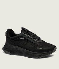 BOSS Sneakers Uomo Nero Sneakers Casual con Logo - TTNM Evo Runn Taglia 7