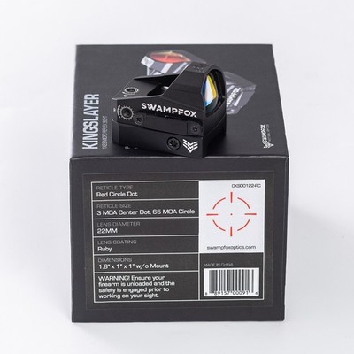 SWAMP FOX Kingslayer Micro Pistol Cut Reflex Dot Sight for sale