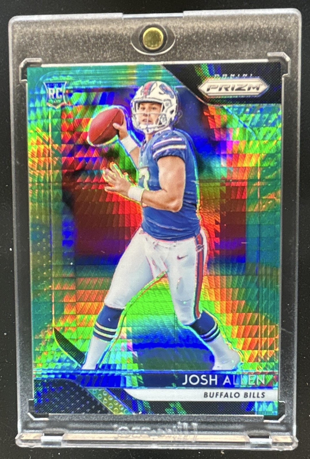 2018 Panini Prizm Josh Allen Hyper Rookie RC #/275 Bills