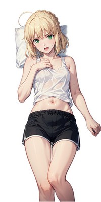 Saber Artoria Pendragon Vinyl Car Decal Sticker 7'' Weatherproof