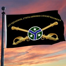 1st Squadron, 278th Armored Cavalry Regiment Flag 3x5Feet with Brass Grommets