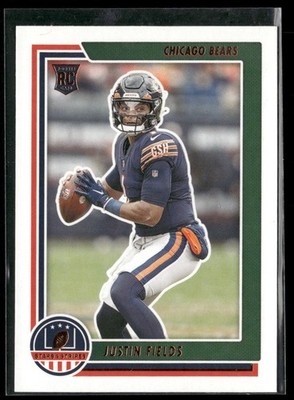 2021 Panini Chronicles #STS-JFI Justin Fields Stars and Stripes
