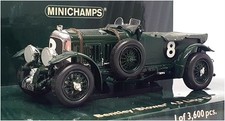 Minichamps 1/43 Scale 436 139530 - Bentley Blower Supercharged #8 24Hr LM 1930