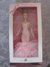 2006 Barbie Pink Ribbon Doll Susan G. Komen Breast Cancer Pink Label NIB