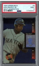 1994 Upper Deck #6 Ken Griifey Jr Next Generation PSA 9 MINT HOF Mariners Holo