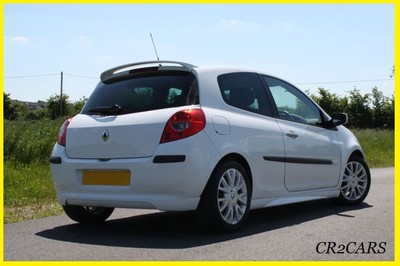 Alerón Trasero De Fibra De Vidrio Sin Pintar Para Renault Clio MK3 (2005-2009) – Fabricado En UK