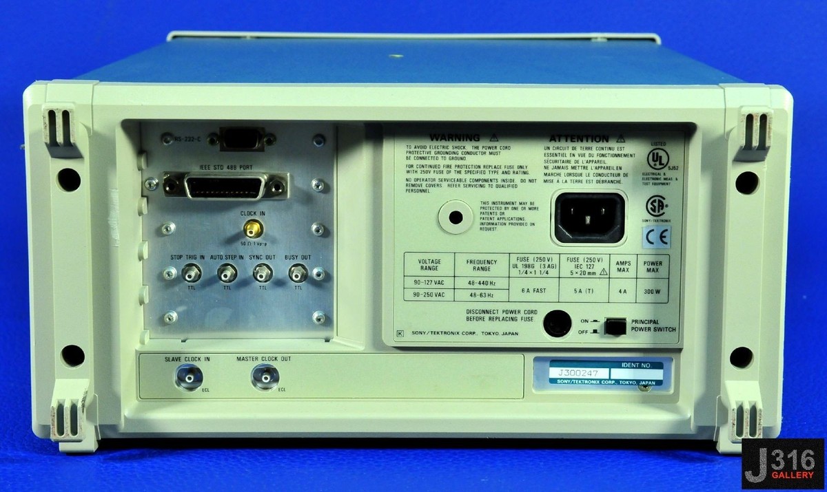 AWG2041 SONY Tektronix シグナルジェネレータ AWG2041 - TekWiki