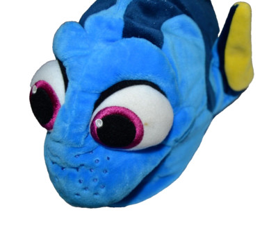 DISNEY Plush NEMO FINDING DORY 17  Stuffed Toy Blue Fish Disney Store Tag 3181