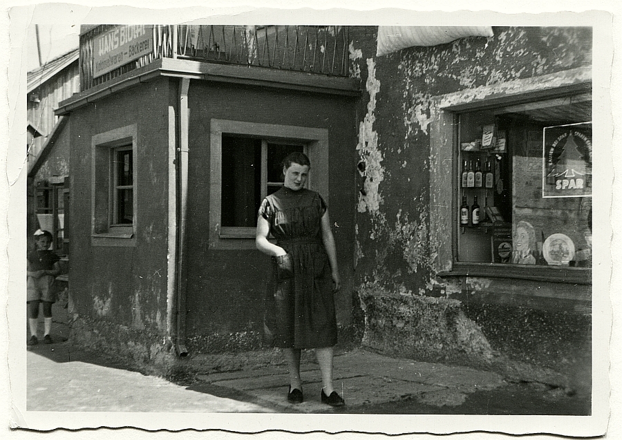 Mercado de ahorros. Foto original de 1959