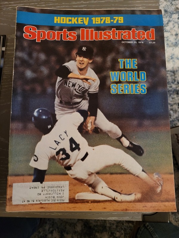 Sports Illustrated Magazine October 23 1978