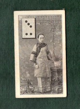 Rare Cigarette card   Mitsui Co. JAPAN  Beauties on Domino RARE #015