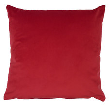 Opulence Velvet Cushion Cover or Filled in Scarlet Red 50cm x 50cm (20")