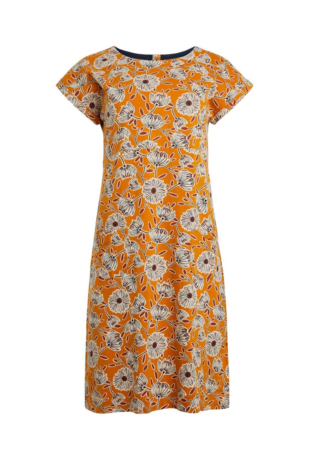 SIZES 8-20, RRP £45 Weird Fish Tallahassee Organic Cotton Printed Day Dress image 5