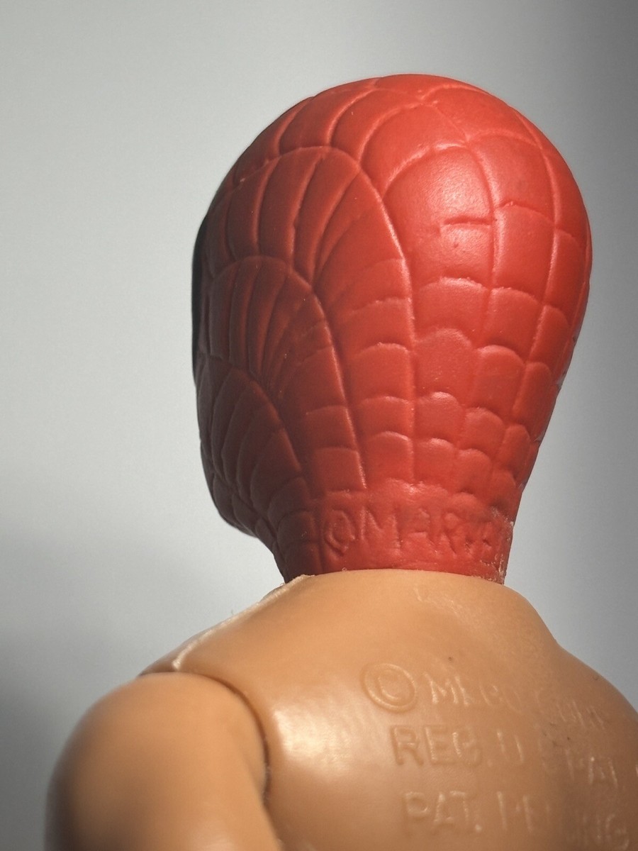 Figurine Mego Spider-Man 8'' Vintage 1974 - Hong Kong - Collection Marvel