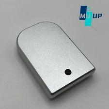 Magazine Base Plate for Glock 17 19 22 23 34 45 Gen 5 9MM .40 S&W Silver