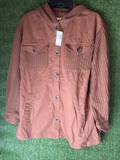 Maurices Twill Mixer Jacket Brown Size 0x Nw