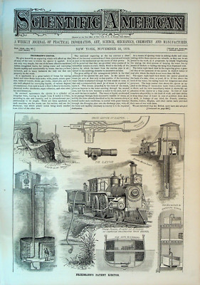 Scientific American November 22 1879 Otter Friedmann Patent Ejector