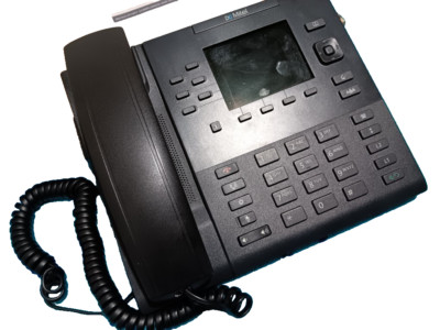 Mitel 6867i SIP VoIP TFT LCD Phone, Stand, Handset & Cord, Single Unit
