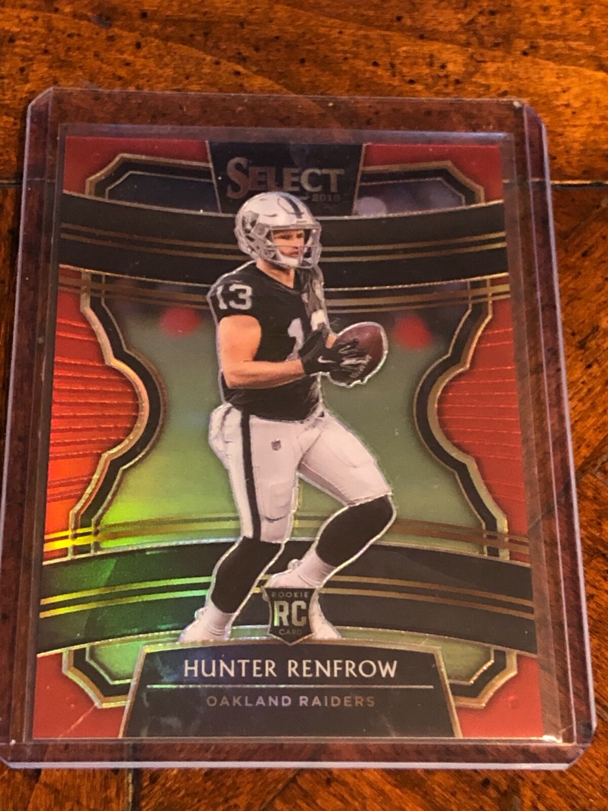2019 Panini Select #33 Hunter Renfrow RC Concourse Level Red Prizm SP 23/99