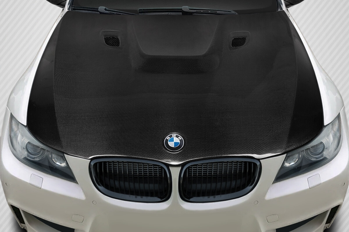 確認用 ボンネット 09-11 BMW 3シリーズ4DR AF1 DriTechカーボン