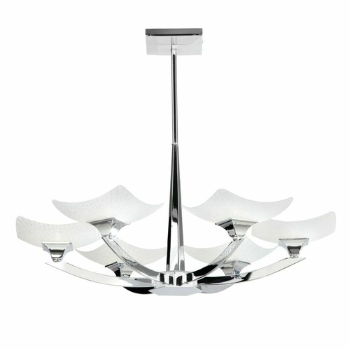 6 Way LED Pendant Ceiling Light IP20 Dimmable Indoor Lights with Glass Shades - Picture 5 of 6