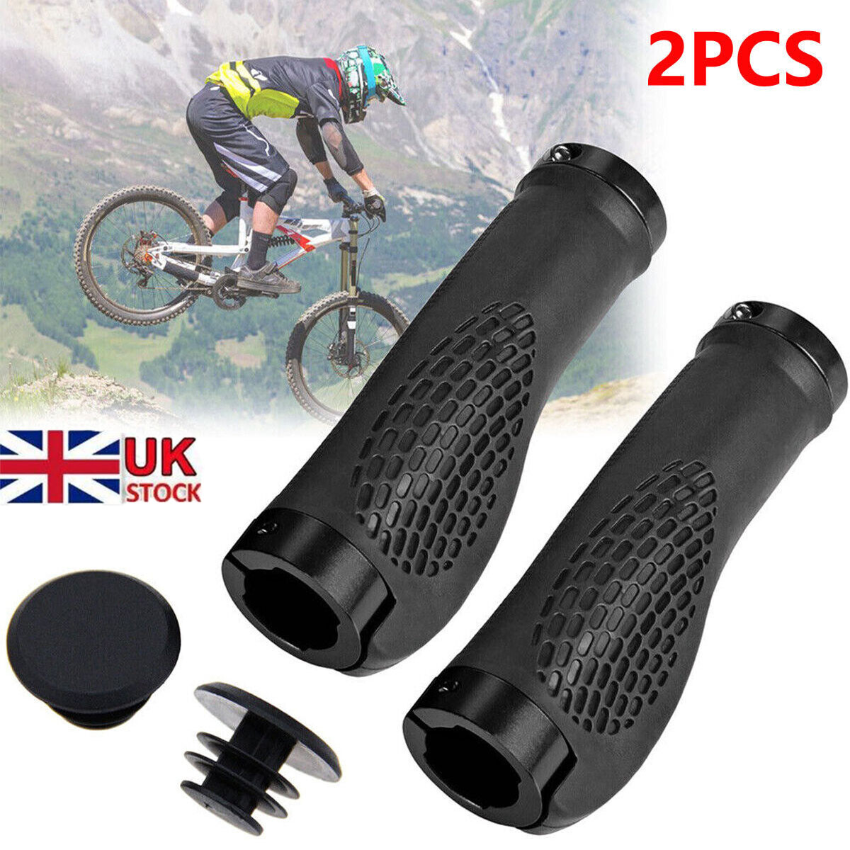 Soft Bicycle Handle bar Grips MTB BMX Cycle Road Mountain Scooter
